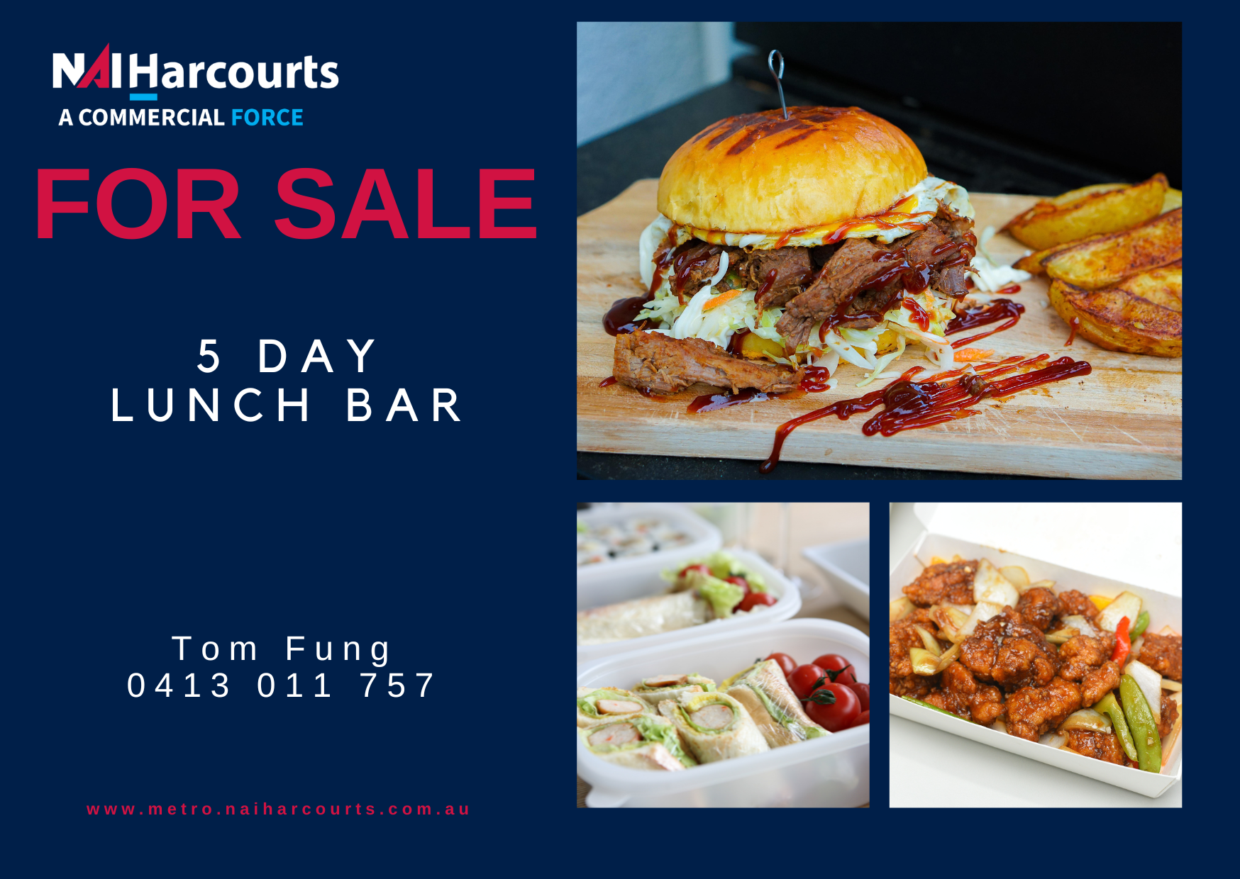 Prestigious 5-Day Lunch Bar in the Growing Forrestdale Indus